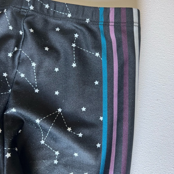 Gold Sheep 🐑 🌌 🌟 Kids leggings M 7/8 black with constellation and stripes - Picture 6 of 12